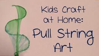 Pull String Art | Kids Craft at Home