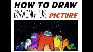 How to Draw Among Us Characters Easy Step by Step Drawing Tutorial for Beginners