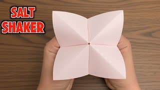 How to Make an Original Salt Shaker | Creative Paper Craft.