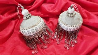 Easy Beaded Christmas Baubles
