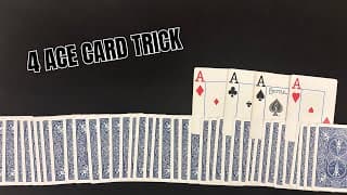 EASY 4 Aces Card Trick Anyone Can Do (Beginner Friendly)
