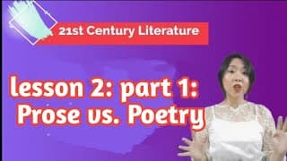 Prose vs. Poetry: What is the difference?