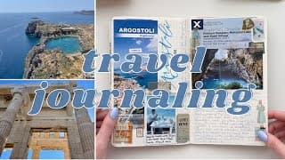 How to Start a Travel Journal ✈️ My Best Tips + Flip Through!