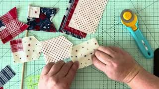How to sew Mini Fabric Flags