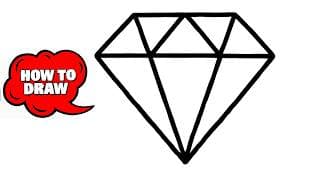 How to Draw a Diamond ✨ Easy Step-by-Step Drawing Tutorial for Beginners