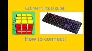 How to use the Cstimer virtual cube!