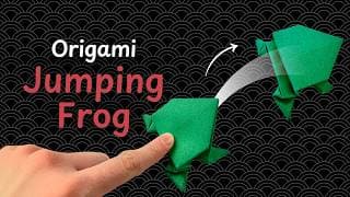 Origami Jumping Frog Tutorial 🐸 Step-by-Step Instructions