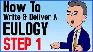 How To Write And Deliver A Eulogy Step 1 of 6 - Funeral Speech - A Moment For Yourself Tutorial