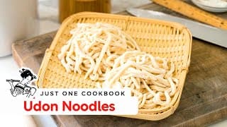 How to Make Homemade Udon Noodles (Recipe) 手打ちうどんの作り方 (レシピ)