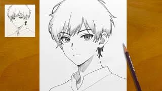 How to Draw an Anime Boy Step by Step || Easy Anime Drawing || Anime Art Tutorial