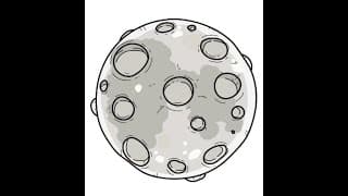 How to Draw the Moon | Easy Step-by-Step Space Drawing for Kids