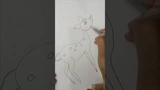 How to draw deer. Step By Step. easy beginner guide for kids