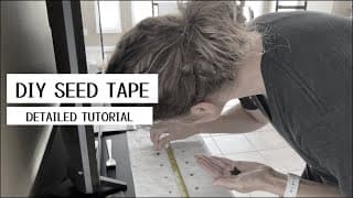 DIY Seed Tape: Detailed Tutorial
