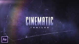 After Effects Tutorial - Cinematic Trailer Title Animation in After Effects (Free Project)