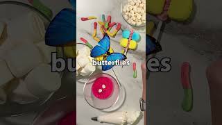 I tried making candy into butterflies