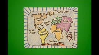 Let's Draw Continents & Oceans!