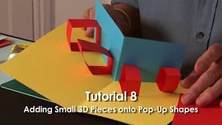 Pop-Up Tutorial 8 - Adding Small 3D Pieces onto Pop-Up Shapes