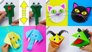 7 DIY paper crafts | Paper toys
