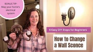 How to Install a Wall Light Fixture - 6 DIY Steps for Beginners