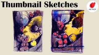 THUMBNAIL Sketches: Tutorial for Self-Taught Artists and Beginners
