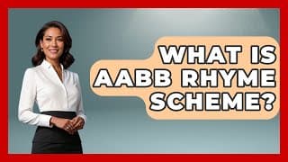 What Is AABB Rhyme Scheme? - Tales And Texts