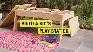 How to Build a Wooden Kid's Play Table | YellaWood