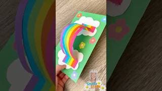 3D Rainbow Craft for Kids | Easy Paper Rainbow and Cloud Project