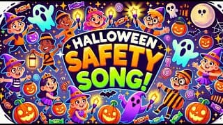 🎃 Halloween Safety Song for Kids - Trick or Treat Tips!
