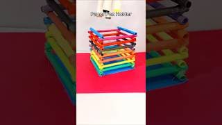 DIY Paper Pen Holder | Easy Pen Stand Making with Paper | Craftpodia