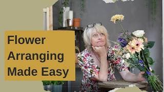 Step by Step Flower Arrangement for Beginners with Leftover Flowers