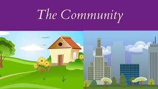 The Community - Rural and Urban/ Learn about the Community for Kids
