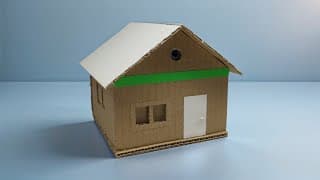 How to Make a Cardboard House for a School Project Step by Step