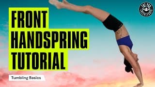 How to do a Front Handspring - Beginner Gymnastics Tutorial