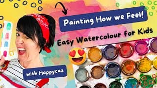 Painting Emotions - Watercolor as Art Therapy for Kids