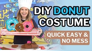 DIY Donut Stall Costume — Quick and Easy, Ready in Minutes! No Fuss, No Mess