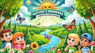 🌿✨ Nature's Wonders | A Beautiful English Poem for Kids | Rhyming Poem About Nature ✨🌿