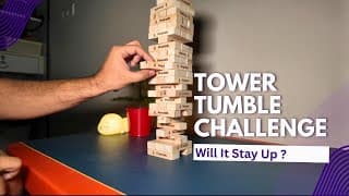Jenga Tower Unboxing & First Play | Pine Kids Stacking Game Review for Kids & Family