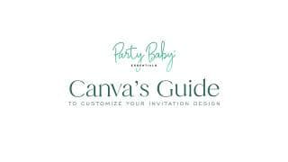 Create Digital Kids' Birthday Invitations with Canva | Party Baby Essentials