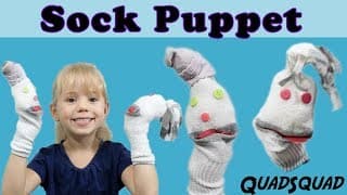 Make a Sock Puppet - Easy Craft Project for Kids - Craft Time with Ashley