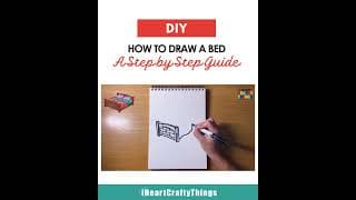 How to Draw a Bed - Easy Step-by-Step Guide 🛏️ | Beginner-Friendly Drawing Tutorial #howtodraw