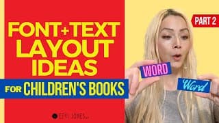 Font & Text Layout Ideas for Childrens Books (PART II) | Eevi Jones