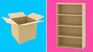 5 CARDBOARD FURNITURES IDEAS | BEST OUT OF WASTE CRAFT | EASY CARDBOARD DIY | WASTE MATERIAL CRAFT
