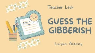 Guess The Gibberish Game