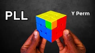 PLL Tutorial ( Y perm ) Rubik's cube one look PLL | advanced cfop method