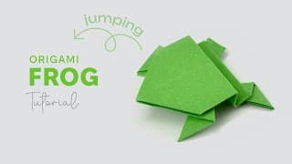Origami Frog. How to Make an Easy Origami Frog | DIY Paper Frog Folding Step by Step