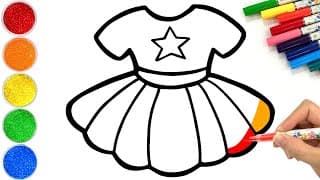 How to Draw Cute Clothes | Easy Step by Step Tutorial | Made for Kids