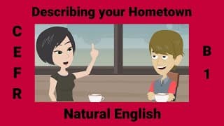 Describing your Hometown | Adjectives, Prepositions of Place