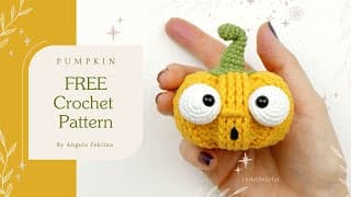 Adorable FREE Crochet Pumpkin Pattern Tutorial - Step-by-Step for Halloween & Fall Decor! by Feklina