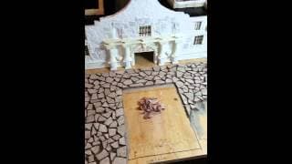 Video 7 - Building the Alamo diorama for a school project