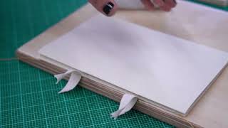 Bookbinding: How to Sew a Simple French Link Stitch Textblock